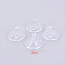 10 Pcs Plastic Cards Stand Unique Transparent Props for Paper Board Games CarME