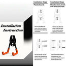 Garage Storage Utility Double Hook, Heavy Duty Storage Tool, Long U-Shaped  Q7X3