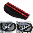 2pcs Auto Car Rearview Mirror Shield Rain Snow Water Visor Shade Eyebrow Cover