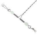 Luminous Cross-line Rolling Swivels, 10pcs 3 Way T-shape Cross-line Rolling