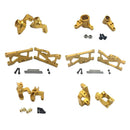 6Pcs 14th RC Car Truck Parts Set Rear Hub Carriers Fits WLtoys 1:14 144001