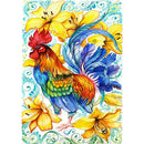 Rooster 5D DIY Full Round Drill Diamond Painting Animal Cross Stitch (B887) A