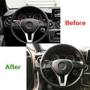 Car Steering Wheel Frame Trim Cover For Mercedes Benz A B C E Cla Cls Gla G