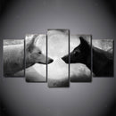 Modern Wall Hanging Canvas Picture Art Print Painting Home Decor Wolf-L