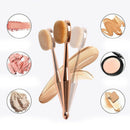 1 PCS The New Mermaid Makeup Brush Foundation Oval Brushes One Set