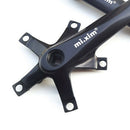 Road Mountain Bike Crank Arm Set, Aluminum Alloy 130mm BCD Bicycle S ingle
