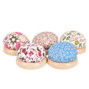 Wood Bottom Base Needle Pin Cushion Holder Sewing Stitch Needlework DIY Craft JR