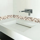 18pcs Tiles Wall Stickers Waterproof Bathroom Kitchen Wallpaper (10x10cm) A
