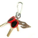 Stainless Steel Climbing Carabiner Key Chain Clip Hook Buckle Keychain Outdoor%o