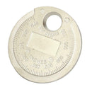 Car Spark Plug Gage Currency-type 0.6-2.4mm Coin-type Caliber Measuring Tool