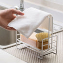 1X(Hangable Drain Storage Rack Pool Sponge Kitchen Counter Sink Rag Shelf