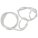 Glasses shape straw to drink - clear M7B2
