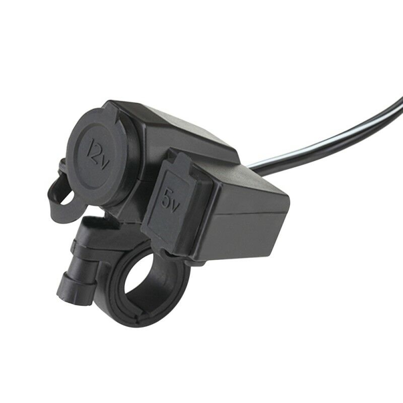 12V USB Lighter Waterproof Power Port Outlet Socket For Motocycle