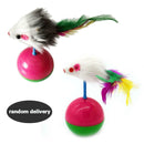 Pet Cat Toys Plush Mouse Kitten Plastic Playing Balls Funny Pets Supplies