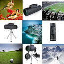 50X60 Zoom Monokular Teleskop HD Monokular mit mobilem Clip Stativ Kit SYR