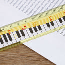 1x music ruler primary school students painting measuring scale creative ru Hn