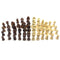Wooden Chess Pieces Only 32 Pieces, Chess Figures without Board (9.5cm)