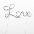 Letter Love-Pattern Cake Topper Decoration for Wedding/Engagement/Birthday  Q9N9