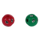 200 pcs Plastic Beads Ball Rhinestone Multi Color Crafts M8W2