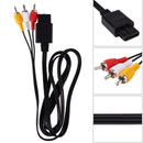 1.8m 6FT AV TV RCA Game Video Cable Cord for Snes Nintendo 64 N64 A