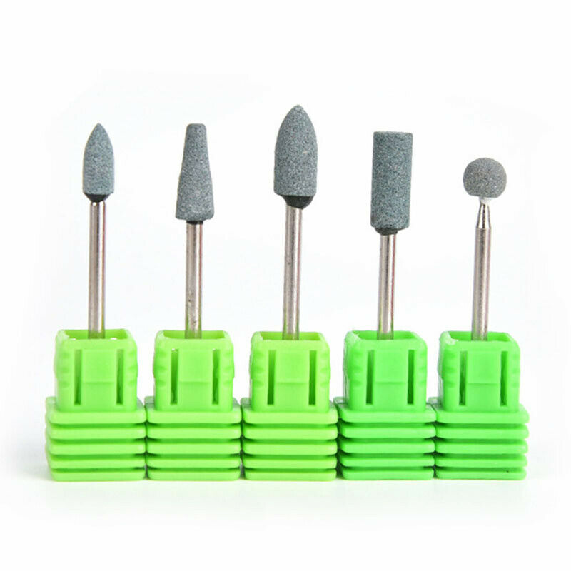 1 set 5pcs Quartz Nail Drill Kits Nail Drill Head Electric Nail Art Manicur X6C7