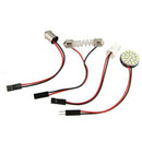 5X( 12V 3020 SMD 22 LED light panel with white lighting and car lights + T Q7C8)