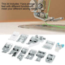 11pcs/set Presser Foot Feet Home Sewing Machine Accessories G7F9