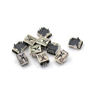10x Mini USB Female 5 Pin Type B Right Angle xB Socket Connector 2 Legs DIY Z