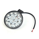 Round 42W 14 LED Work Light Car Light Bright Beam Off-Road Flood Waterproof  Hn