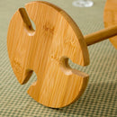 Wine Glass Drying Rack and Bottle Holder,Wooden Wine Storage Glasses Hook S
