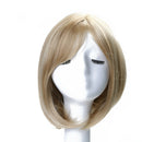 Lady Straight Bang Short Bobo Blond Curly High Temperature Wire Periwig