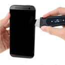 Metal Pry Blade Opener with Rubber Handle LCD Screen Repair Teardown Cutter