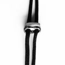 10Pcs Metal Bean String Cord Locks with 2 Holes Toggle Spring Clasp Stop