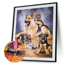 5D DIY Full Drill Diamond Painting Dog Cross Stitch Embroidery Kits (C1140)