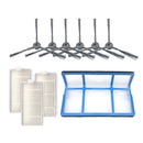 10 Pcs Hepa Filter Side Brush Replacement Vacuum Cleaner Accessories Set For V3