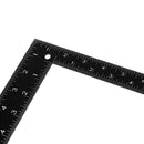 Teacher 0-30cm 0-20cm Measuring Range L Shaped Design Square Ruler Black K3K4