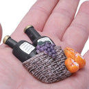 Cute Refrigerator Magnetic Stickers Kitchen Home Decor, Purple+orange Grape G8L1