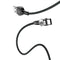 8 Pin Micro-USB Type-C Cable 2.4A Rotatable Magnetic Braided Fast Charging Wire