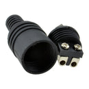 2 pin DIN Plug Speaker and HiFi Connector Screw Terminals [2 Pack]   Z