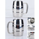 300ml Stainless Steel Double-layer Wall Mug Travel Camping Coffee Tea Cup