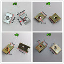165X Mixed Car Fastener Fixed Screw U Type Gasket Clip For Car Door/Panel/Fender