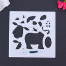 Dairy Cattle Cow Craft Puzzle Die Cutting Stencil Scrapbooking DIY Decor