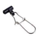 10Pcs Fishing Sinker Slide Clip Snap Connector Swivels For Finder Braided Line