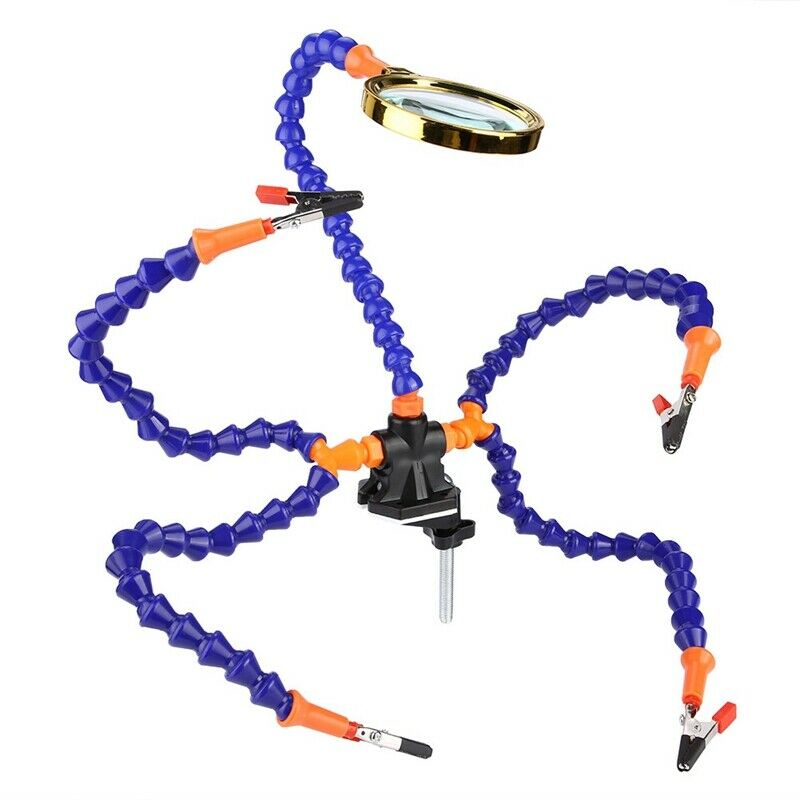 Helping Hands Third Hand Soldering Tool 6 Flexible Arms Five Arm Soldering  J2Z6