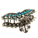 2pcs Metal Hair  Clip Hairpin Rhinestone Retro Gift