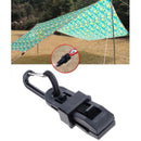 Camping Tarp Clips Clamp Awning Tent Hanger Survival Emergency Snap Buckle Tool