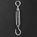 M4 4mm Thread Adjustable Stainless Steel Eye Hook Turnbuckle 10pcs I7U2