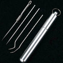 304 stainless steel toothpick collection set set portable Y4E9 he K8G6 mout Y3W0