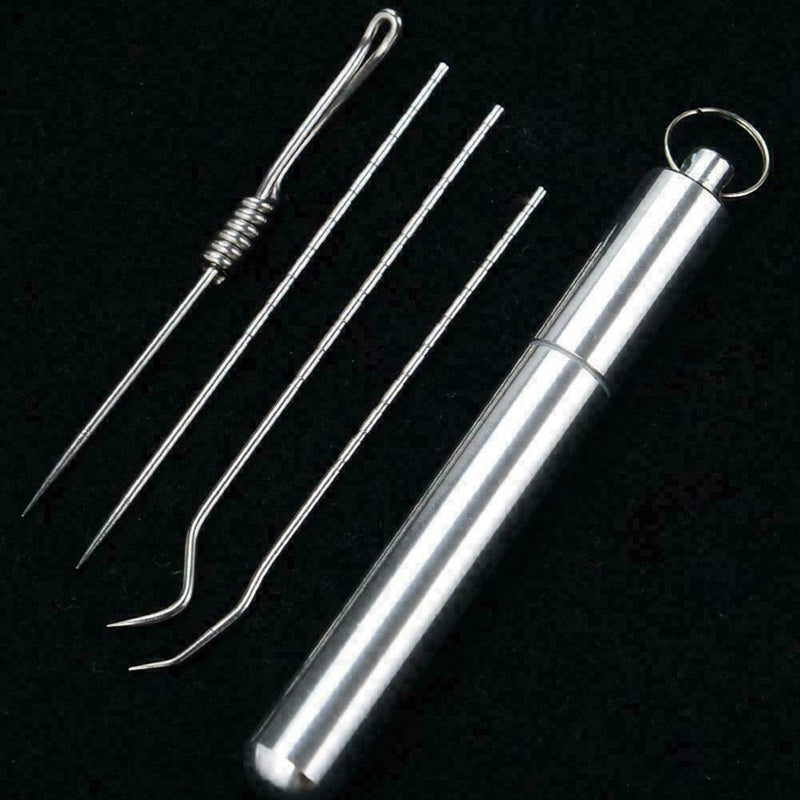 304 stainless steel toothpick collection set set portable Y4E9 he K8G6 mout Y3W0