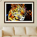 5D DIY Full Drill Diamond Painting Lighting Tiger Cross Stitch Embroidery